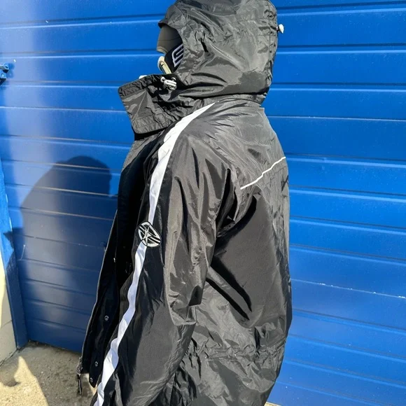 Bogner Mens Ski Snowboard Jacket Black w/white stripes Size XL 44 to 48 - Picture 11 of 12